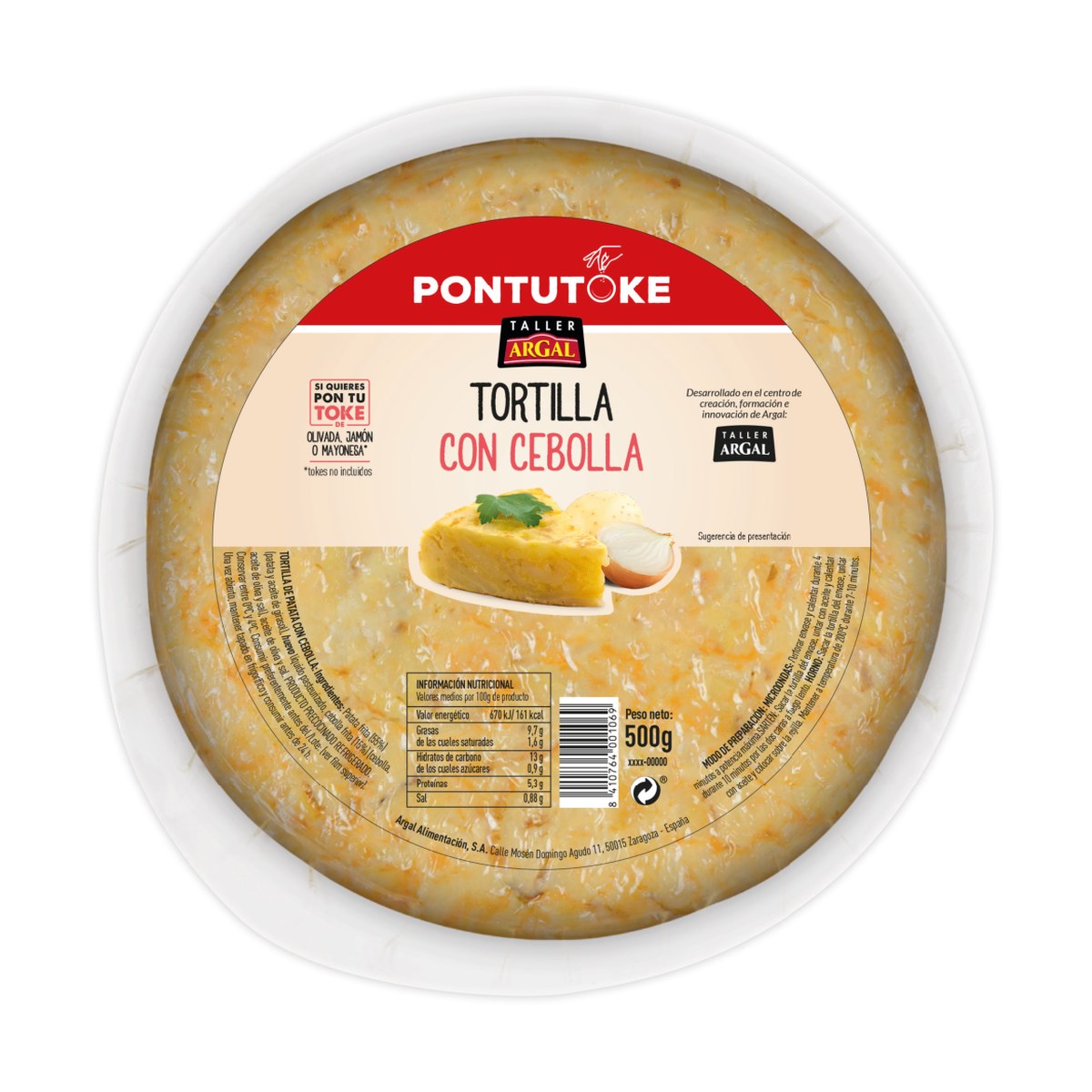 Tortilla de Patata con Cebolla