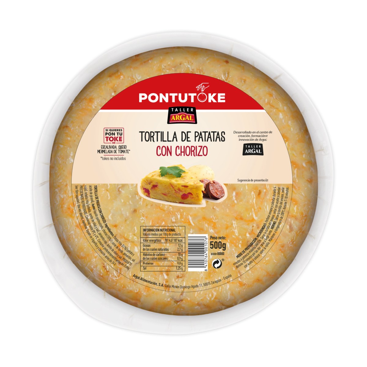 Tortilla de Patata con Chorizo
