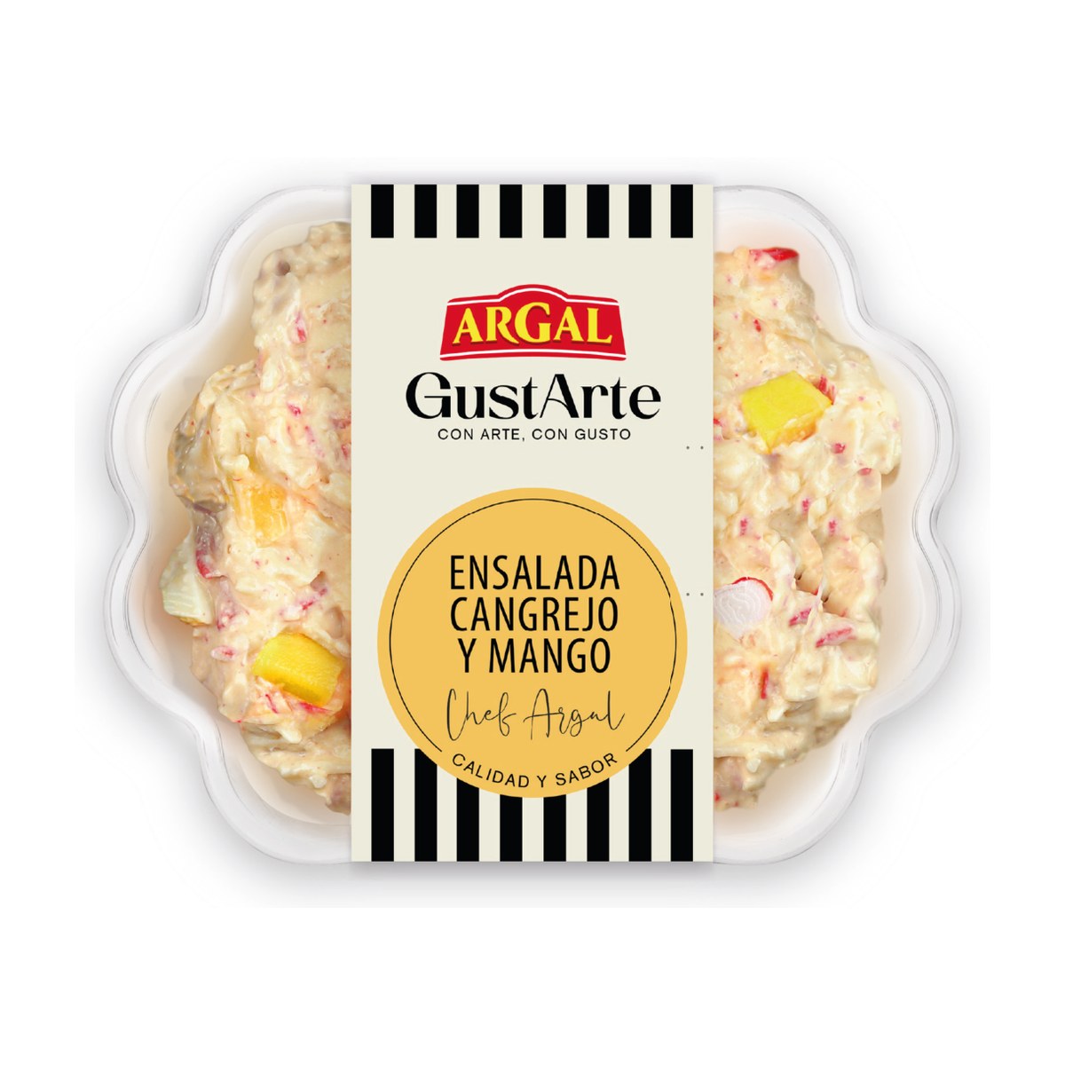 Ensalada cangrejo y mango